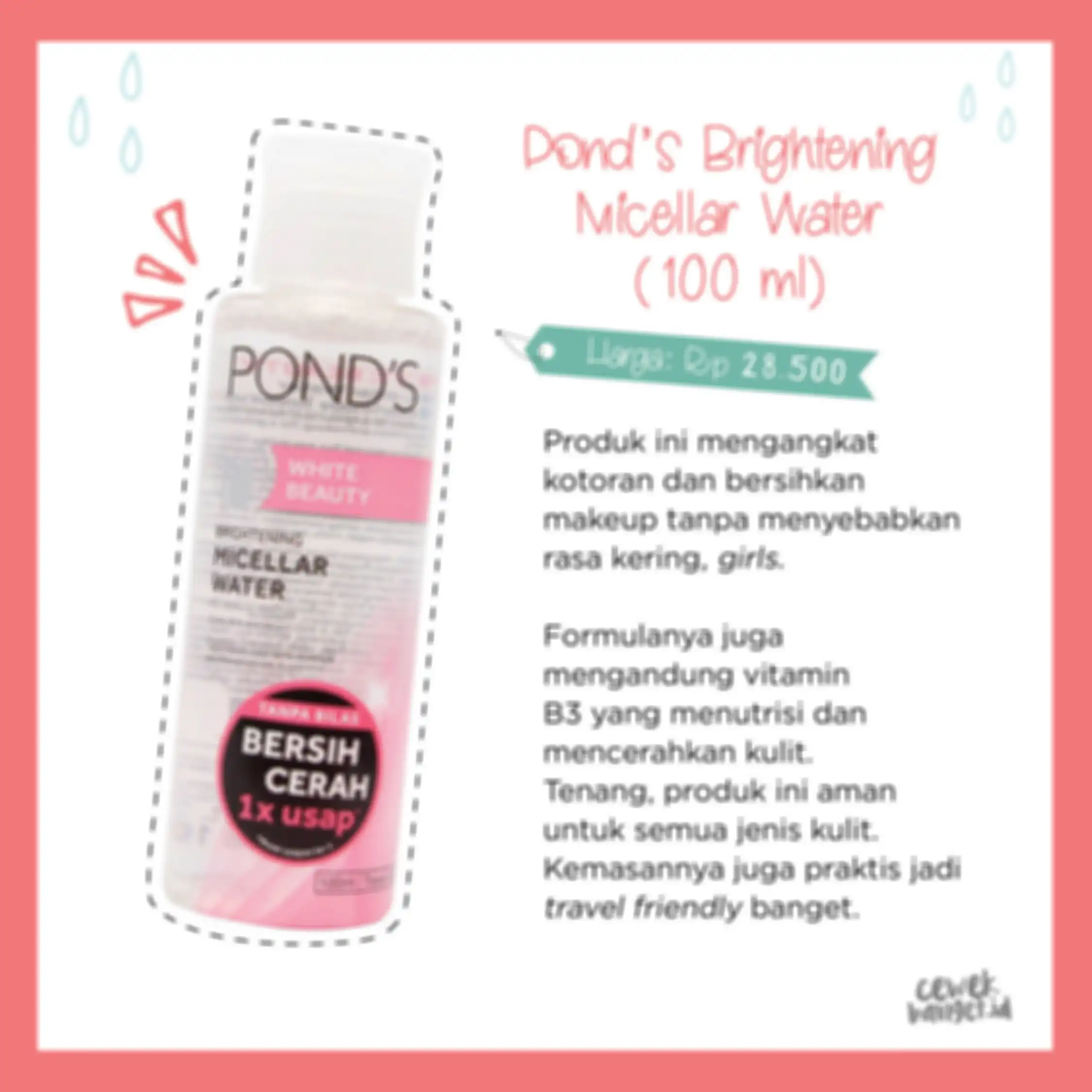Ponds Brightening Micellar Water