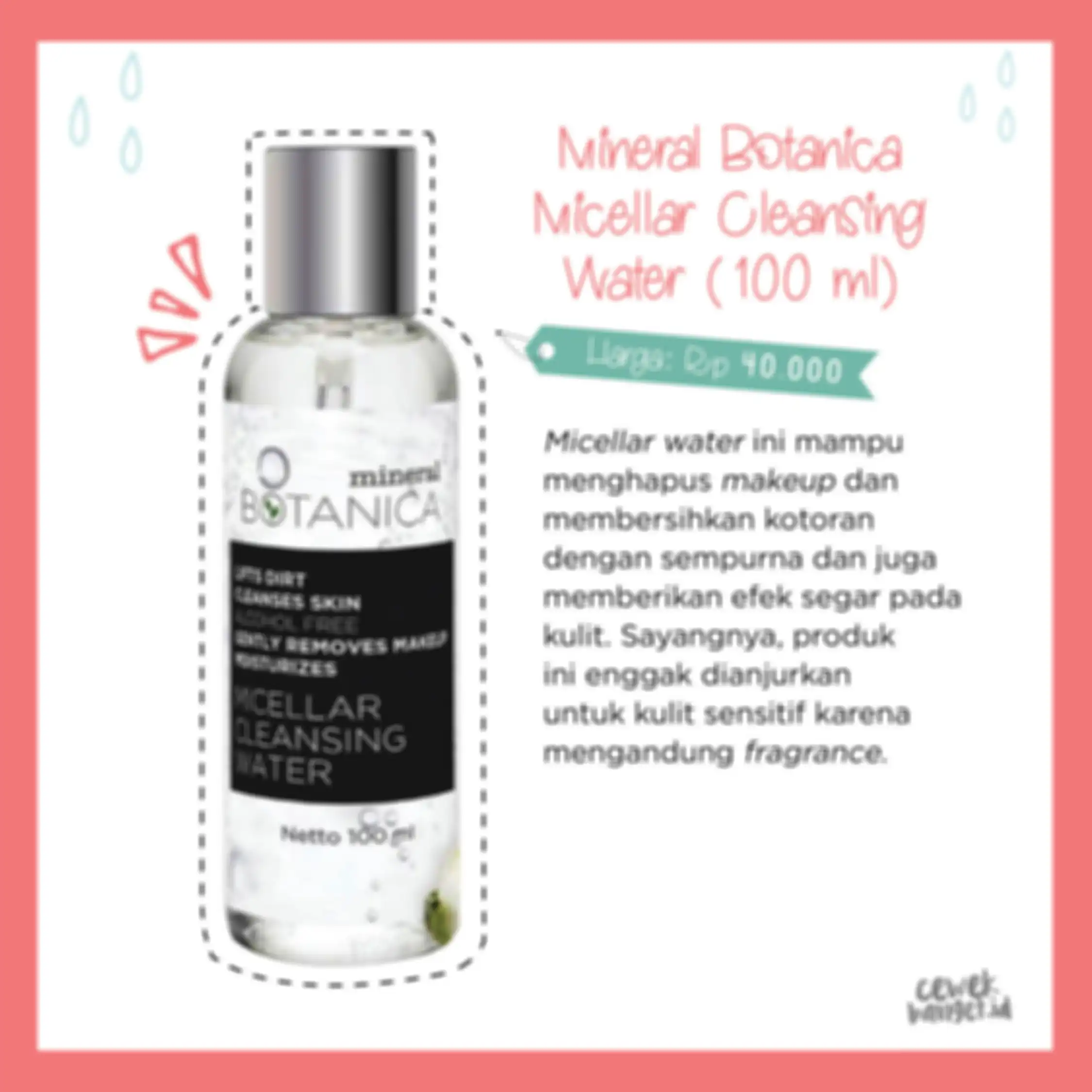 Mineral Botanica Micellar Cleansing Water