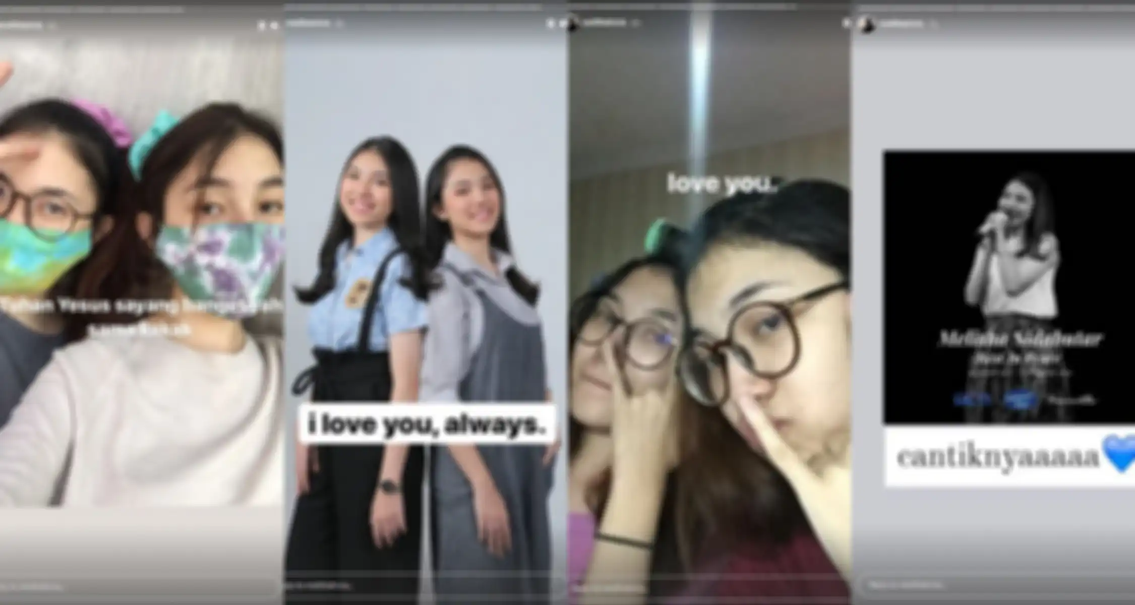 Kenangan Melitha Sidabutar dan Melisha Sidabutar