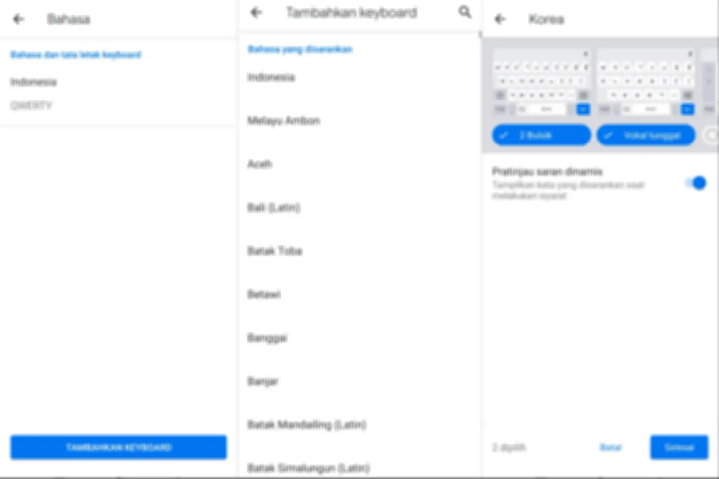 Cara menambah bahasa pada Google Keyboard.