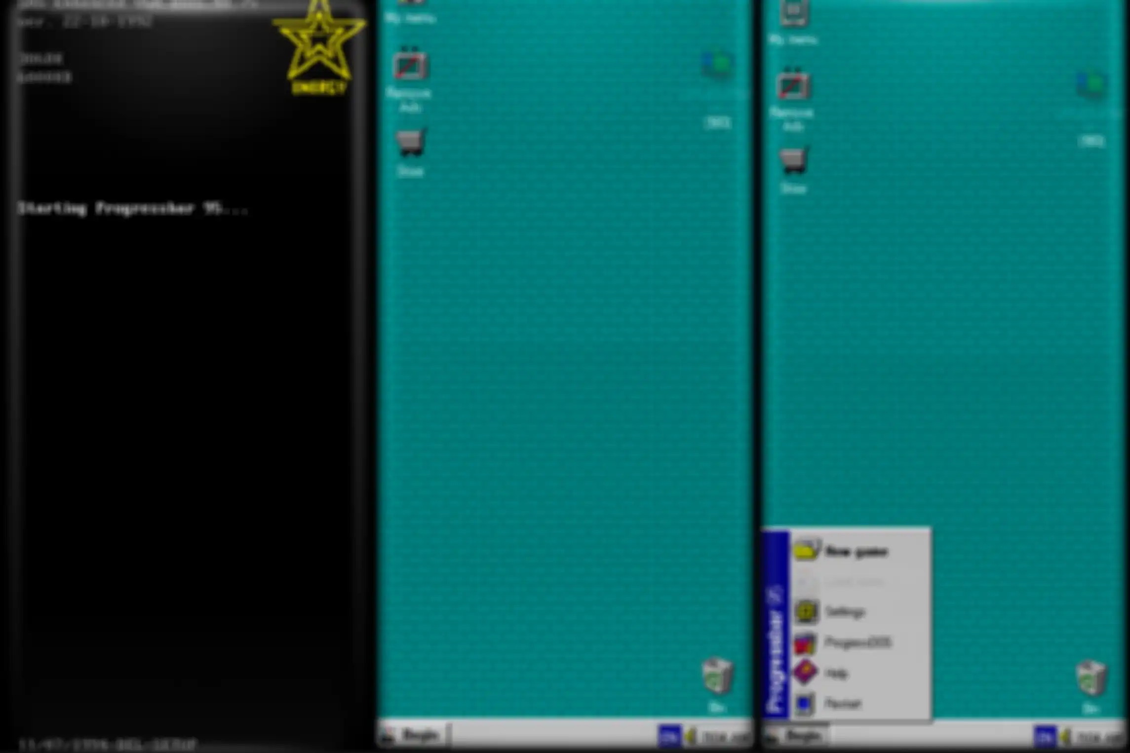 Tampilan game Progressbar95.