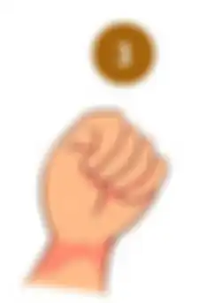 Jempol ke dalam kepalan tangan
