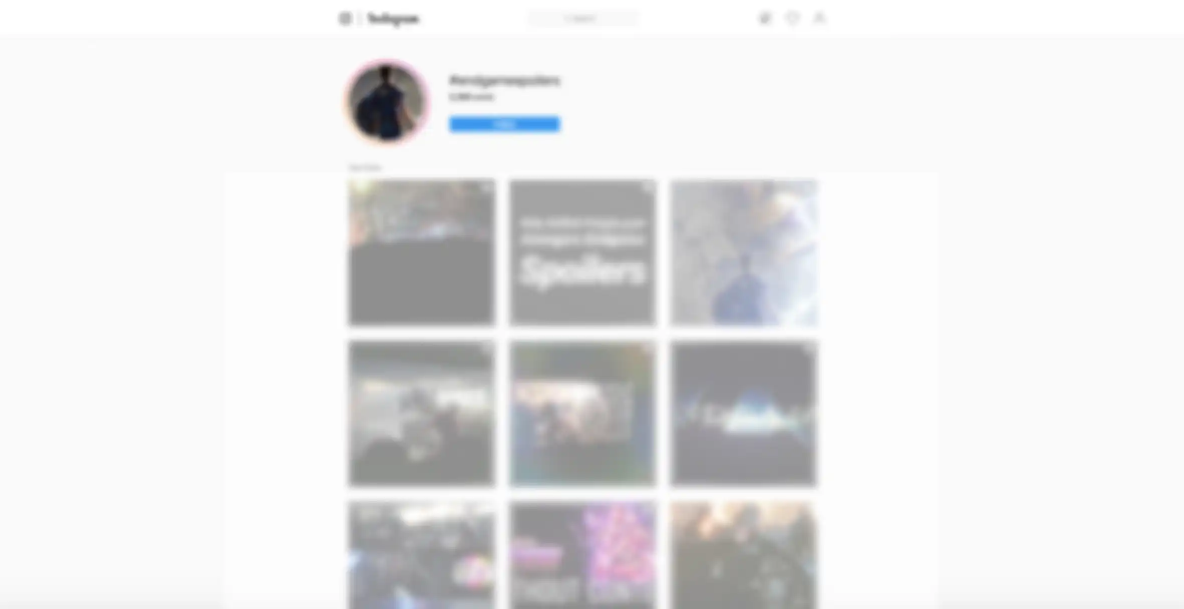 Spoiler Avengers: End Game di Instagram