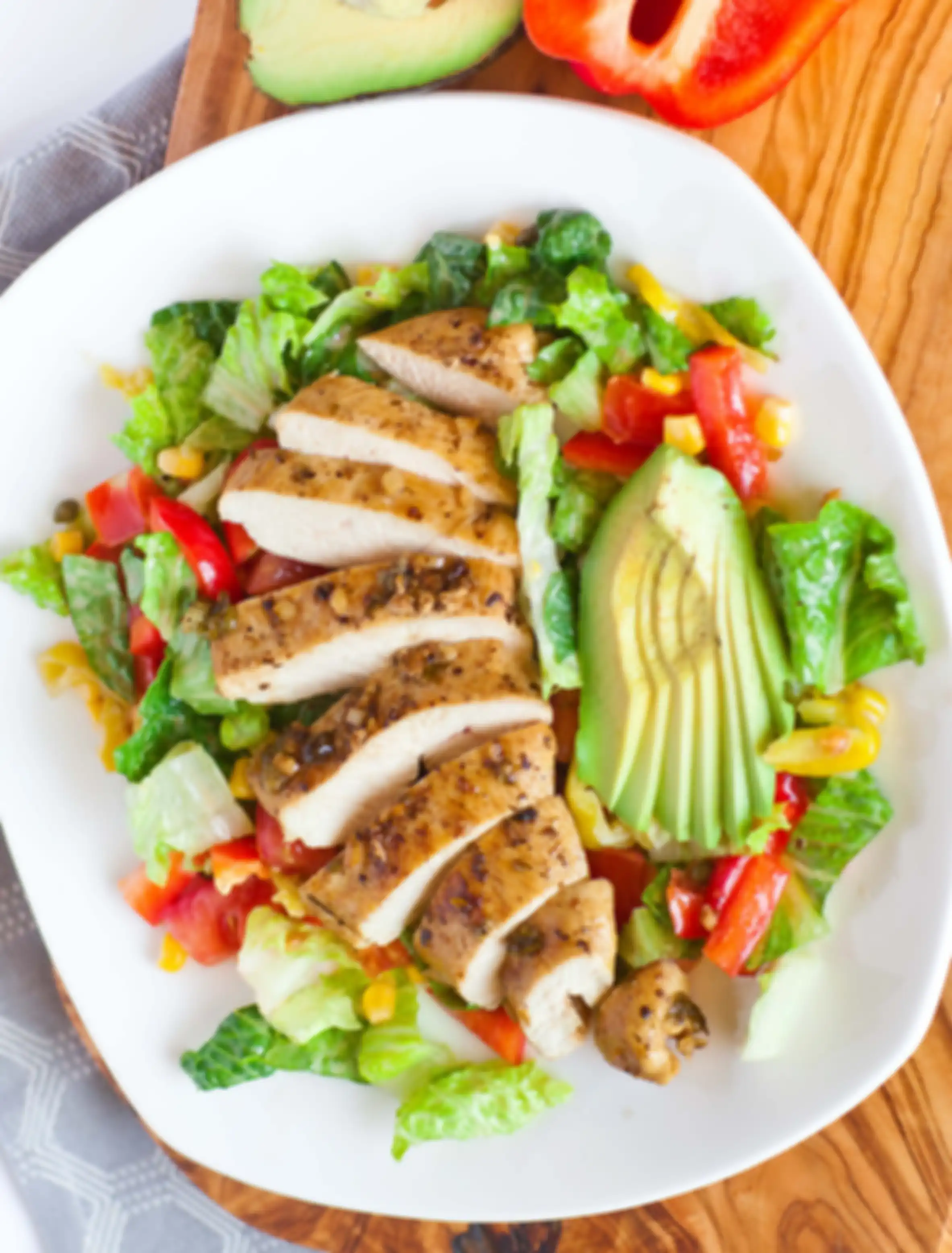 salad dan dada ayam