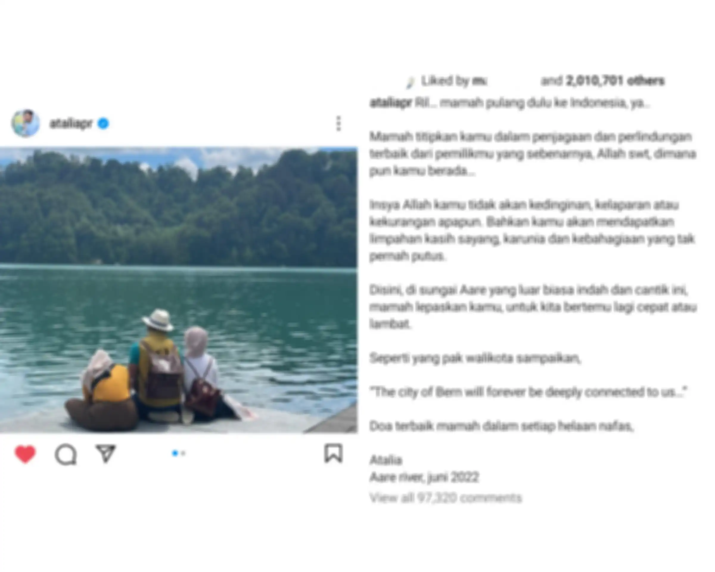 Unggahan Atalia Praratya, istri Ridwan Kamil