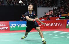 Bertemu Kento Momota di Perempat Final,  Anthony Ginting Siap Capek