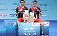 Korea Open 2019 -  Fajar/Rian Tidak Mau Cepat Puas meski Sudah Raih Gelar