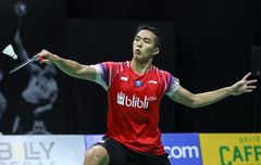 Denmark Open 2021 - Rekor Sama Kuat, Jonatan Christie Jangan Sampai Terjegal