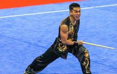 Asian Games 2022 - Unggul Tipis, Pendekar Wushu Harris Horatius Sabet Emas Ketiga untuk Indonesia