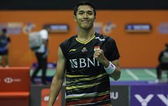 Hong Kong Open 2023 - Keajaiban Jonatan Christie Otot Perut Pulih, tapi Doa Jumpa Anthony Ginting pada Final Belum Terkabul