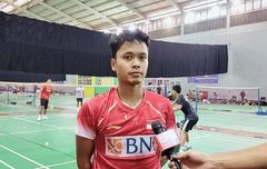 Bulu Tangkis Asian Games 2022 - Terkena Faktor Psikis Pasca Ditinggal Ibunda, Anthony Ginting Termotivasi Perbaiki Raihan Medali