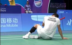 Hasil Bulu Tangkis Asian Games 2022 - Jonatan Gagal Pertahankan Emas, Rekor Unggul atas Chou Tien Chen Menguap