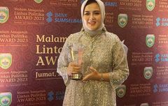 Raih Penghargaan di Lintas Politika Award 2023, Nirmala Dewi Dedikasikan Diri Untuk Kemajuan Olahraga