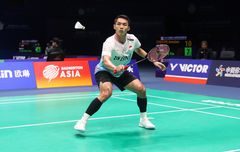 Hasil Kejuaraan Asia 2024 -  Jonatan Bantai Raja Bulu Tangkis Malaysia, Backhand Ajaibnya Sampai Buat Publik China Melongo