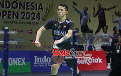 Indonesia Open 2024 - Jonatan dan Ginting Sama Saja, kok Bisa Kalah dari Tunggal Ke-3 Malaysia?