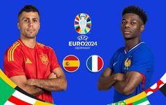 EURO 2024 - Spanyol Vs Prancis Jadi Duel Taktik Ofensif Lawan Pragmatis