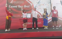 Titan Run 2025 Catat Rekor MURI, Jadi Ajang Lari Pertama dengan Penyajian Durian