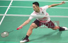 China Open 2018 - Jonatan Christie Gunting Raket, Netizen Justru Ingin Lap Keringatnya?