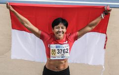 Dedeh Erawati Sabet Perak 100 Meter Kejuaraan Dunia Masters 2018