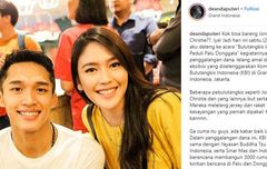 Foto Bareng Jonatan Christie, Penyanyi Ini Dapat Respons Positif dari Netizen