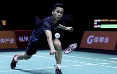 Fuzhou China Open 2018 - Menangi Perang Saudara, Anthony Ginting Akui Sempat Kewalahan