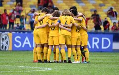 Timnas U-16 Indonesia Vs Australia - Sundulan Bek Jangkung Skuat Joeys Buat Skor Imbang