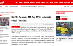 Media Vietnam Sebut Pelatih Timnas Indonesia Hilang Jelang Piala AFF 2018