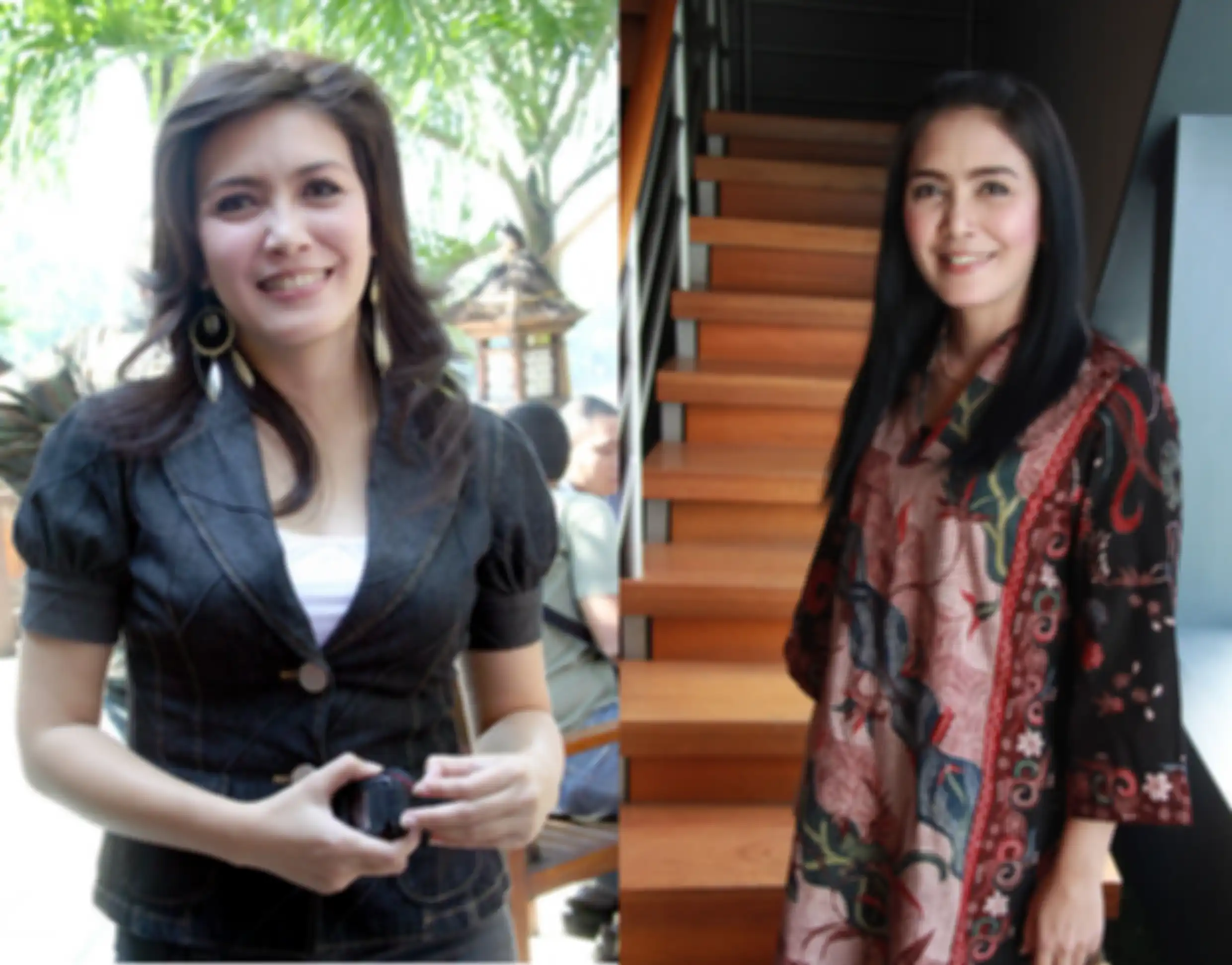 Rieke Diah Pitaloka Dengan Model Rambut yang Beda