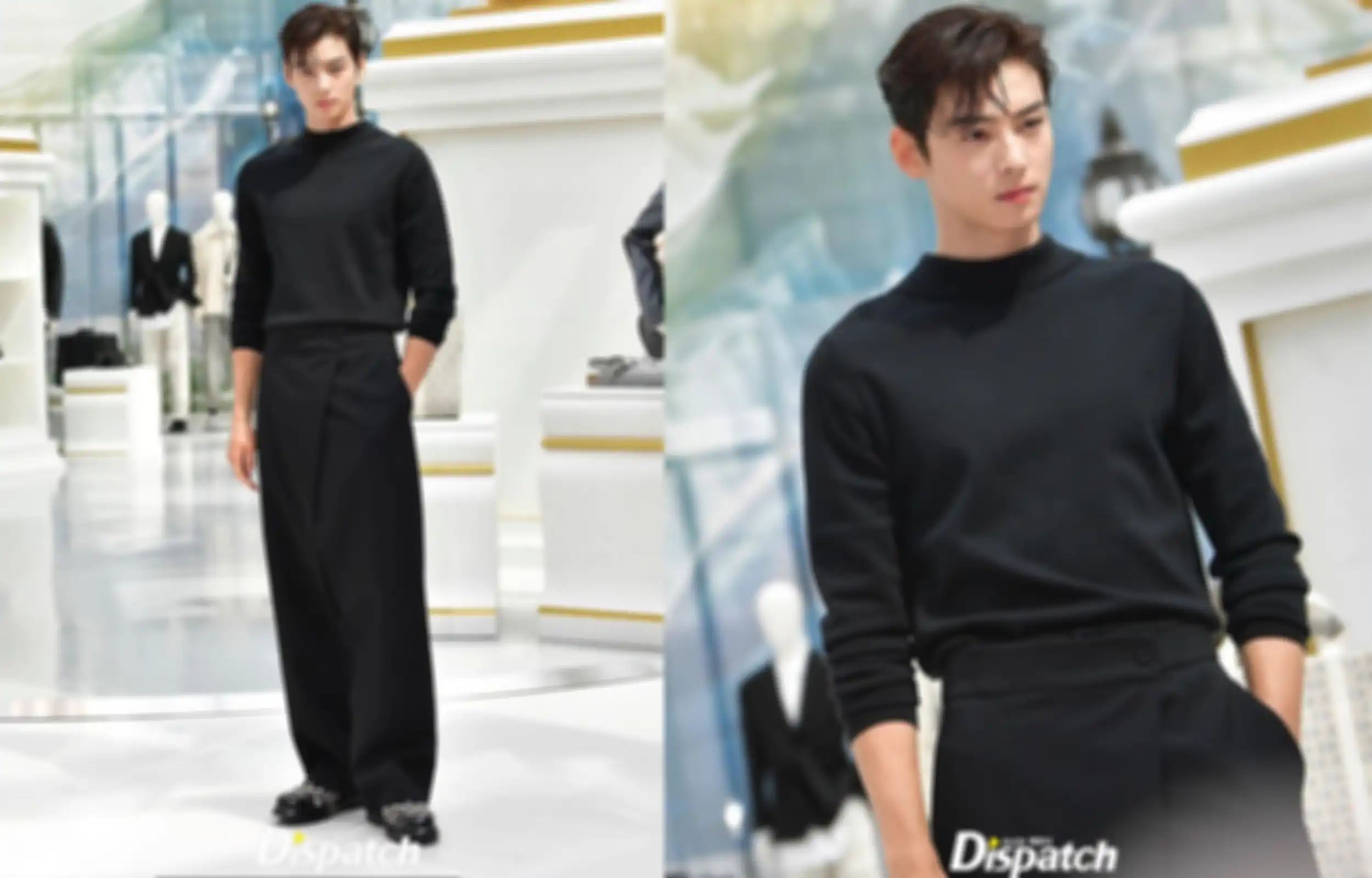Cha Eun-woo di acara Dior Mens 2022 Winter Collection
