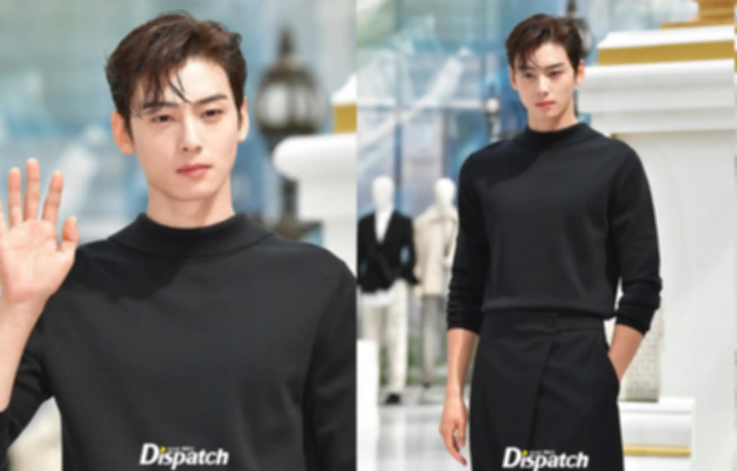 Cha Eun-woo di acara Dior Mens 2022 Winter Collection