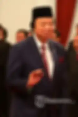 Anggota Dewan Pertimbangan Presiden (Wantimpres) Dato Sri Tahir saat pelantikan di Istana Merdeka, Jakarta, Jumat (13/12/2019). Presiden resmi melantik sembilan orang Wantimpres periode 2019-2024. 