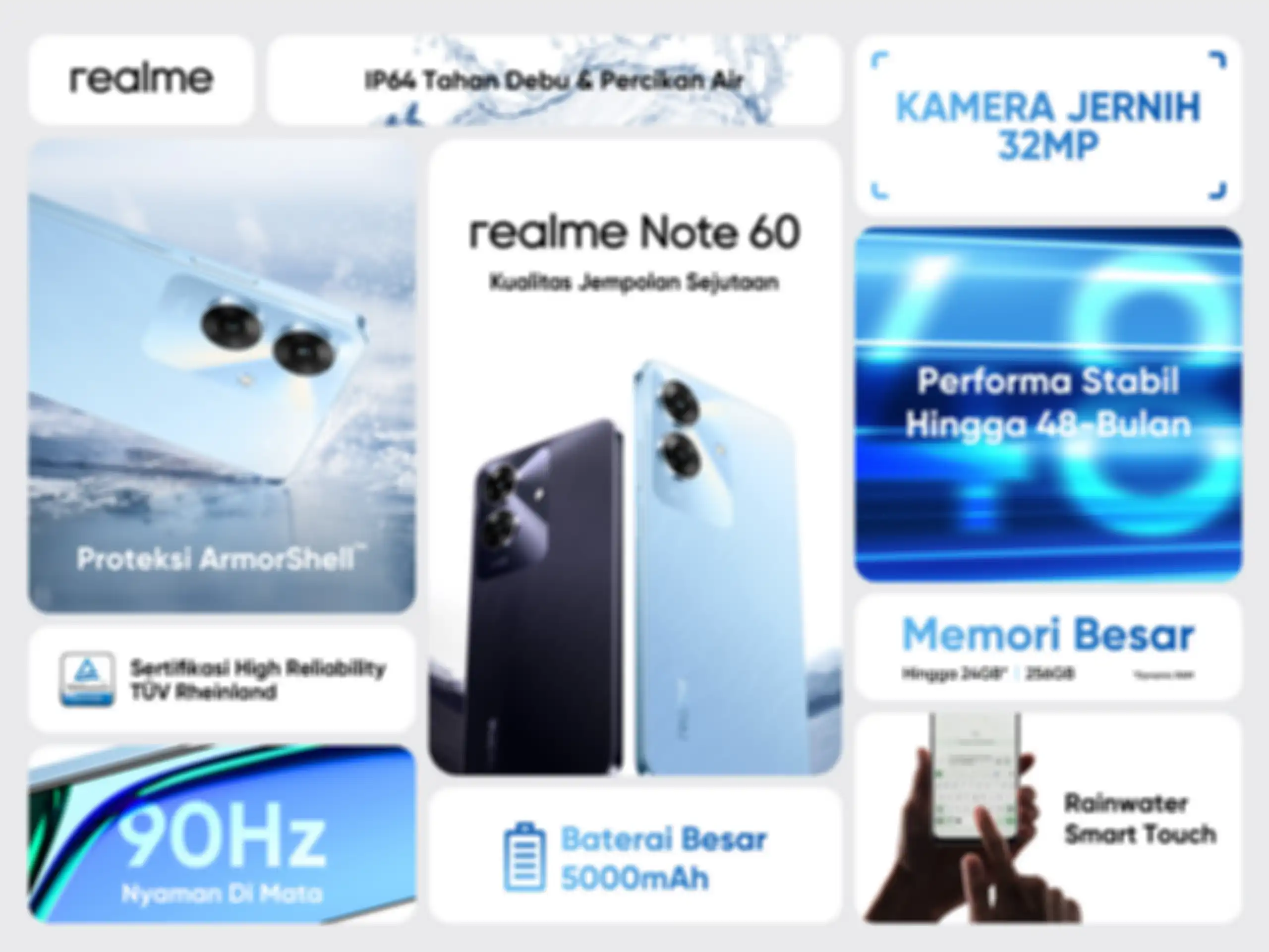 Fitur utama realme note 60