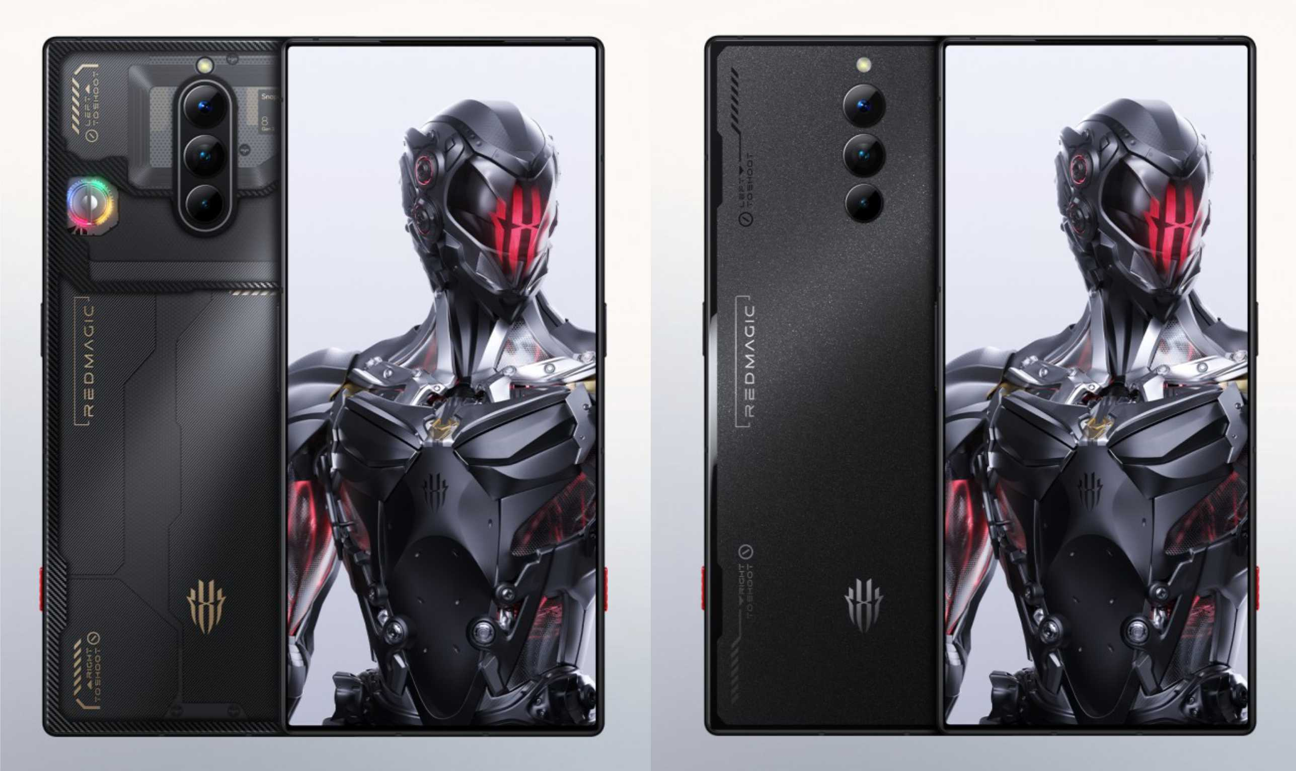 Nubia Red Magic 8 Pro Series versi standar dan transparan