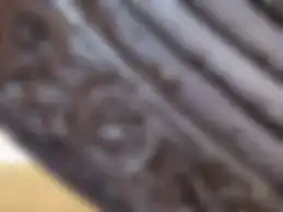 Dekorasi mewah pada kapal Oseberg bangsa Viking.