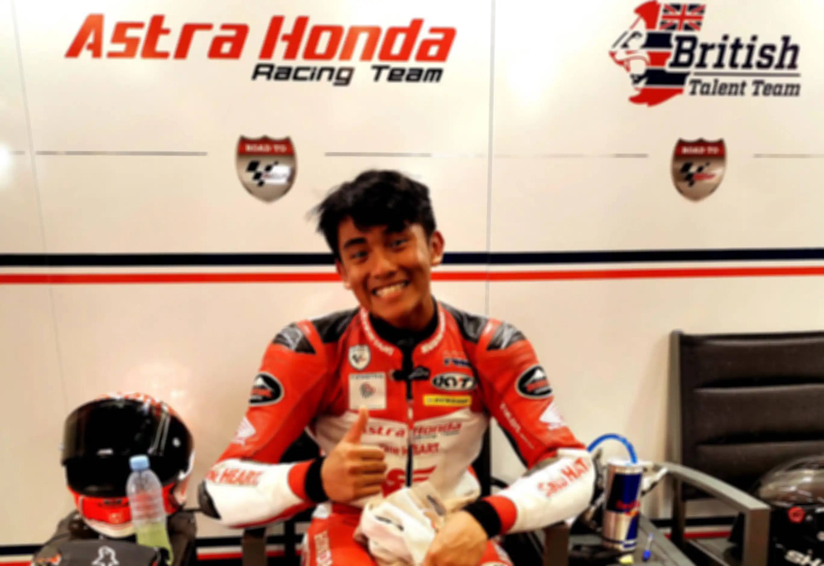 Pembalap Indonesia Mario Suryo Aji.