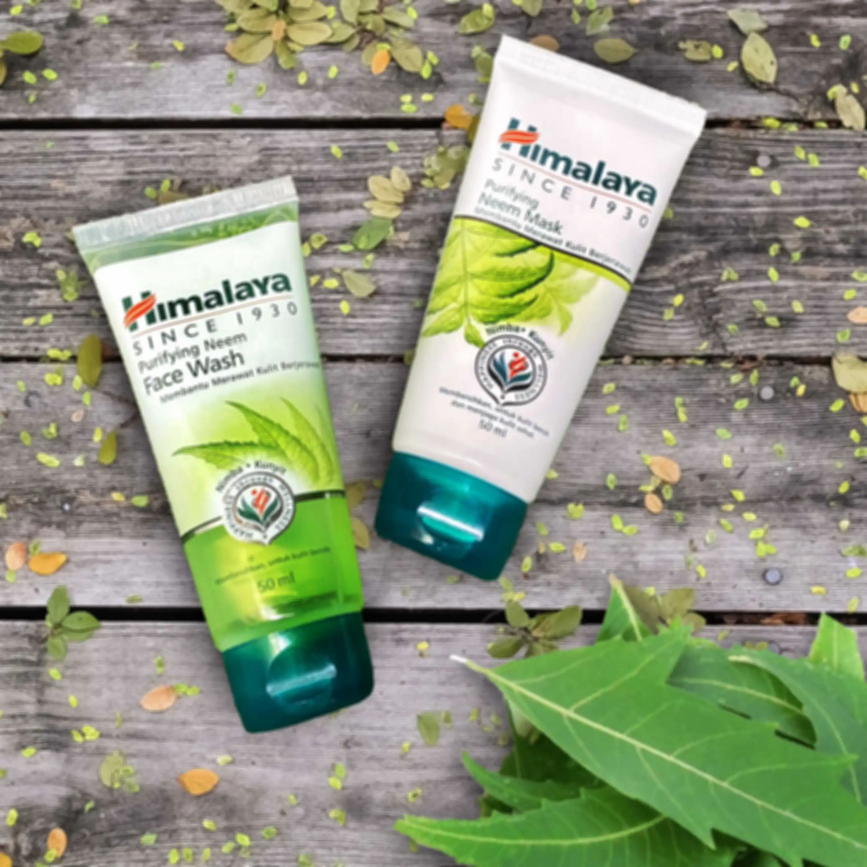 Himalaya Purifying Neem Face Wash dan Himalaya Purifying Neem Mask 
