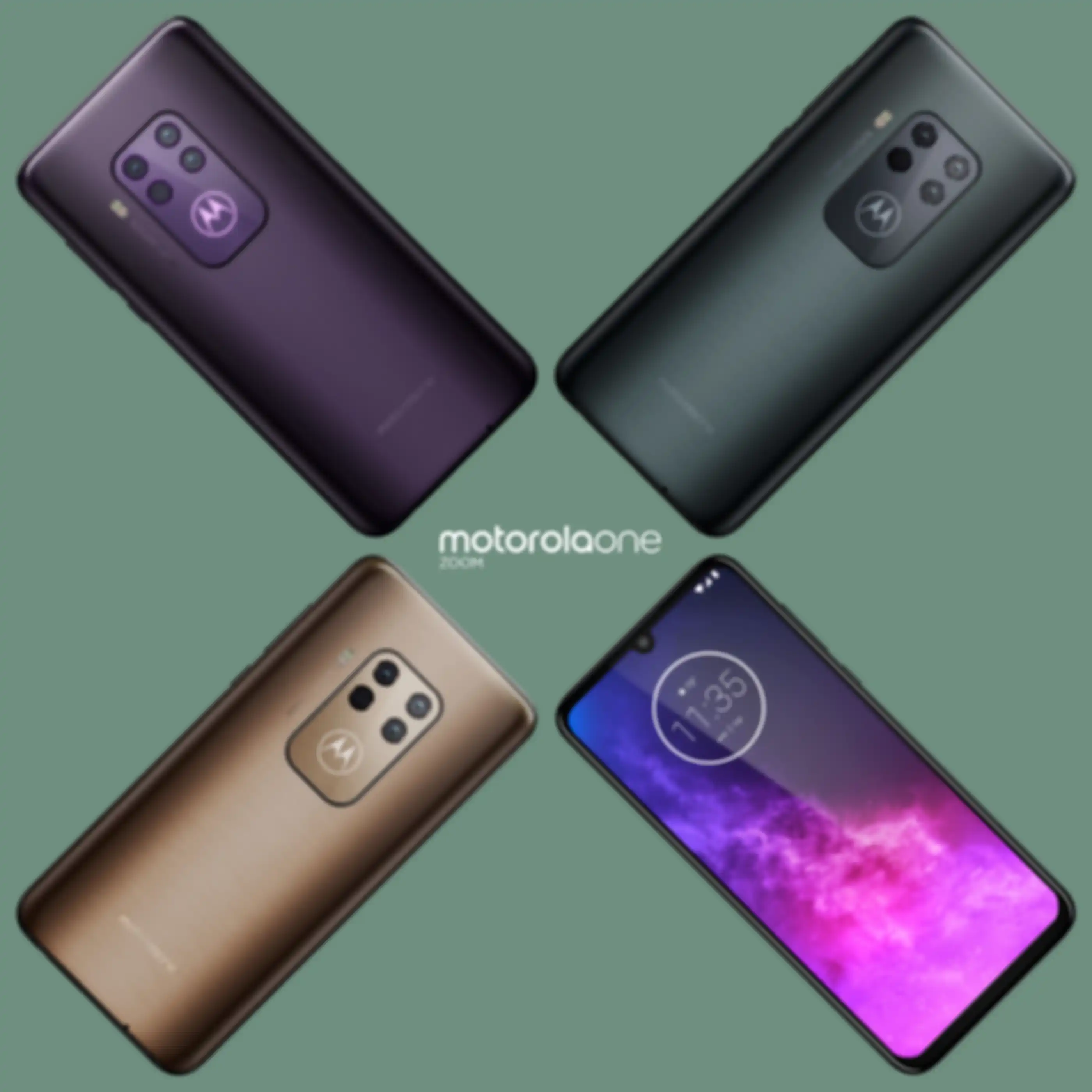 Bocoran desain Motorola One Zoom