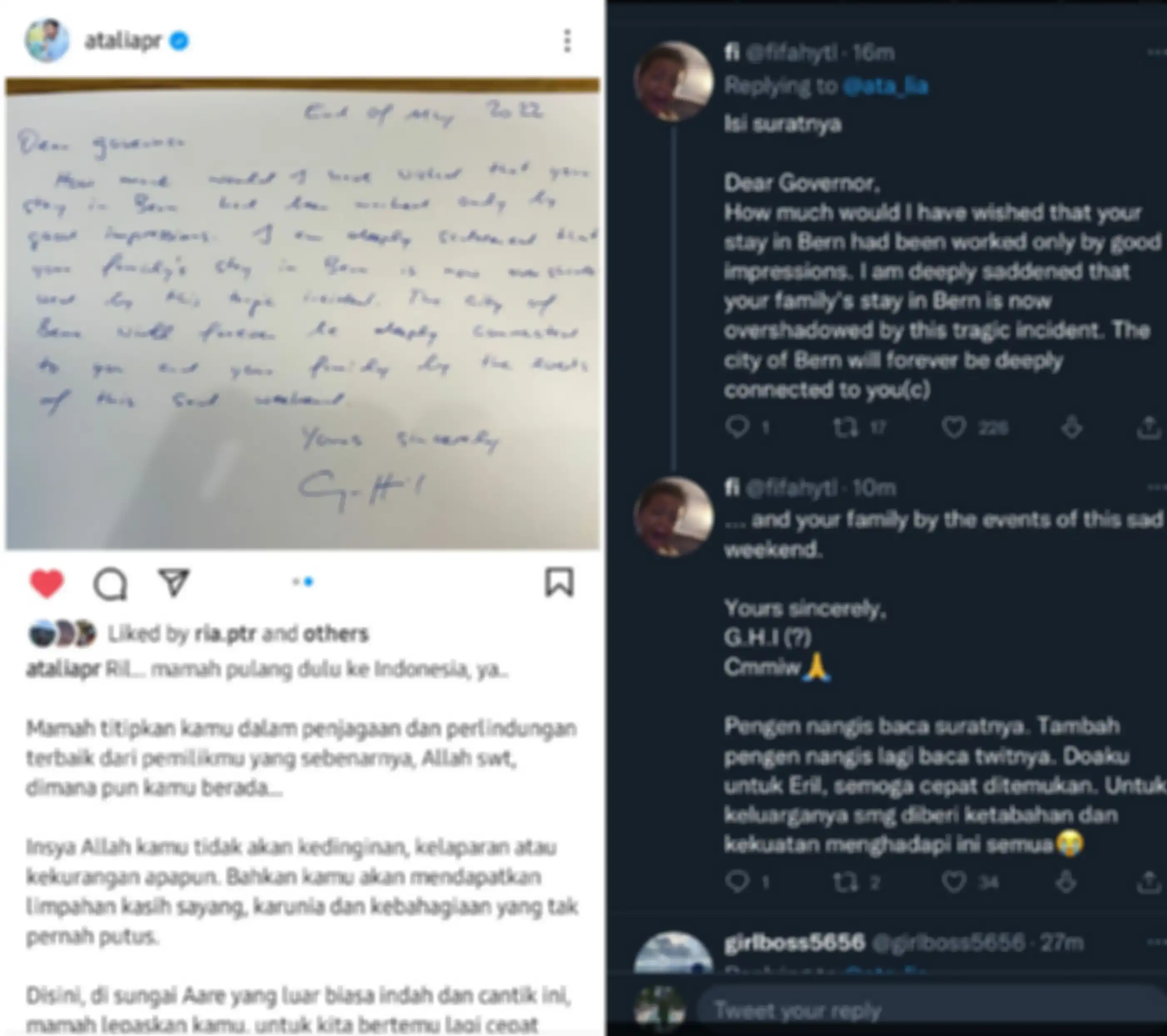 Isi surat walikota Bern untuk Ridwan Kamil 