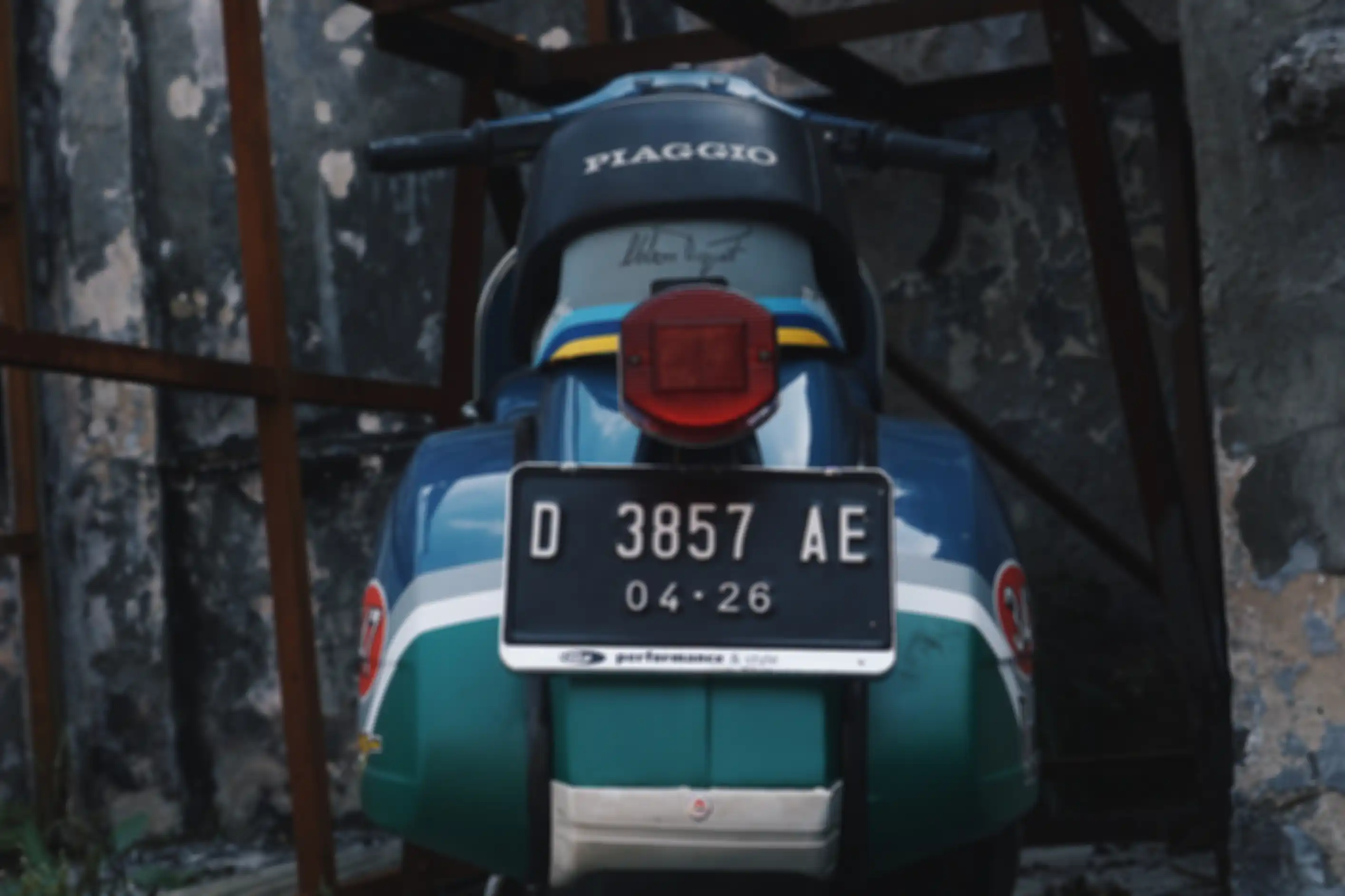 Stoplamp Vespa model Allstate Amerika. 