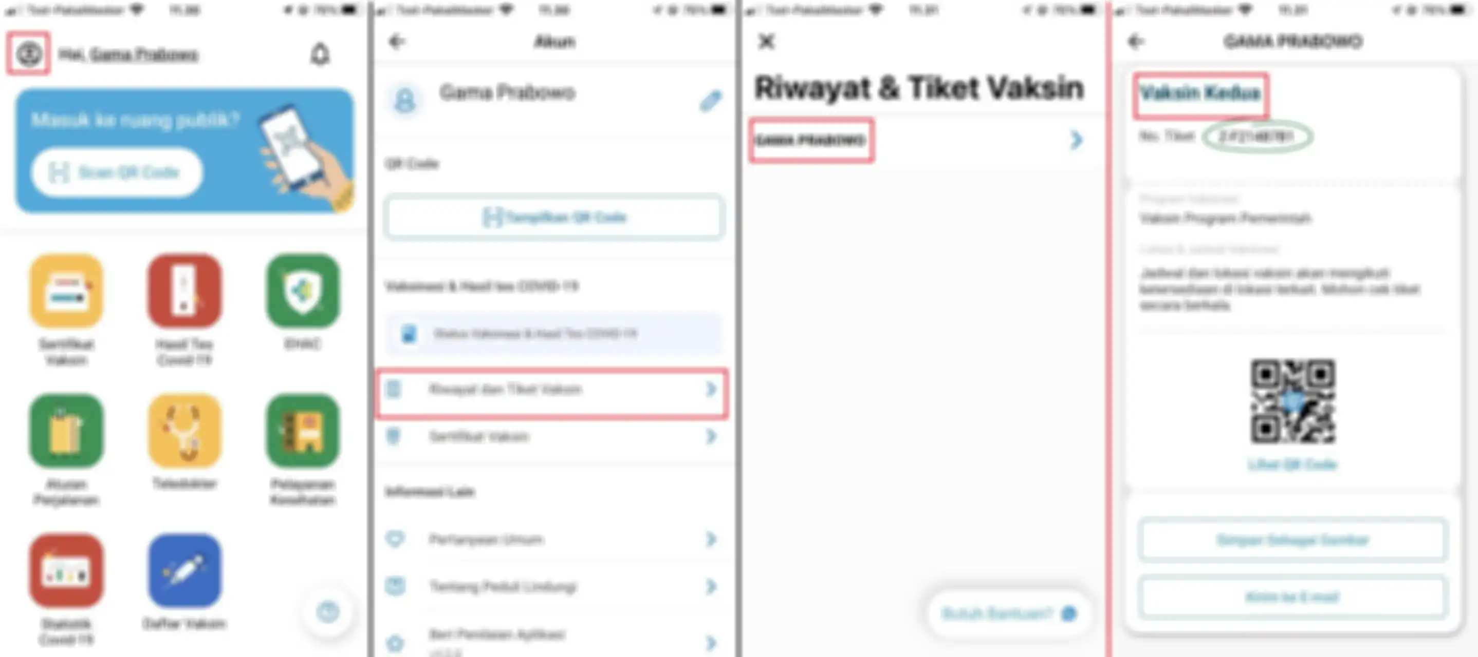 Cara cek jadwal dan tiket vaksin booster
