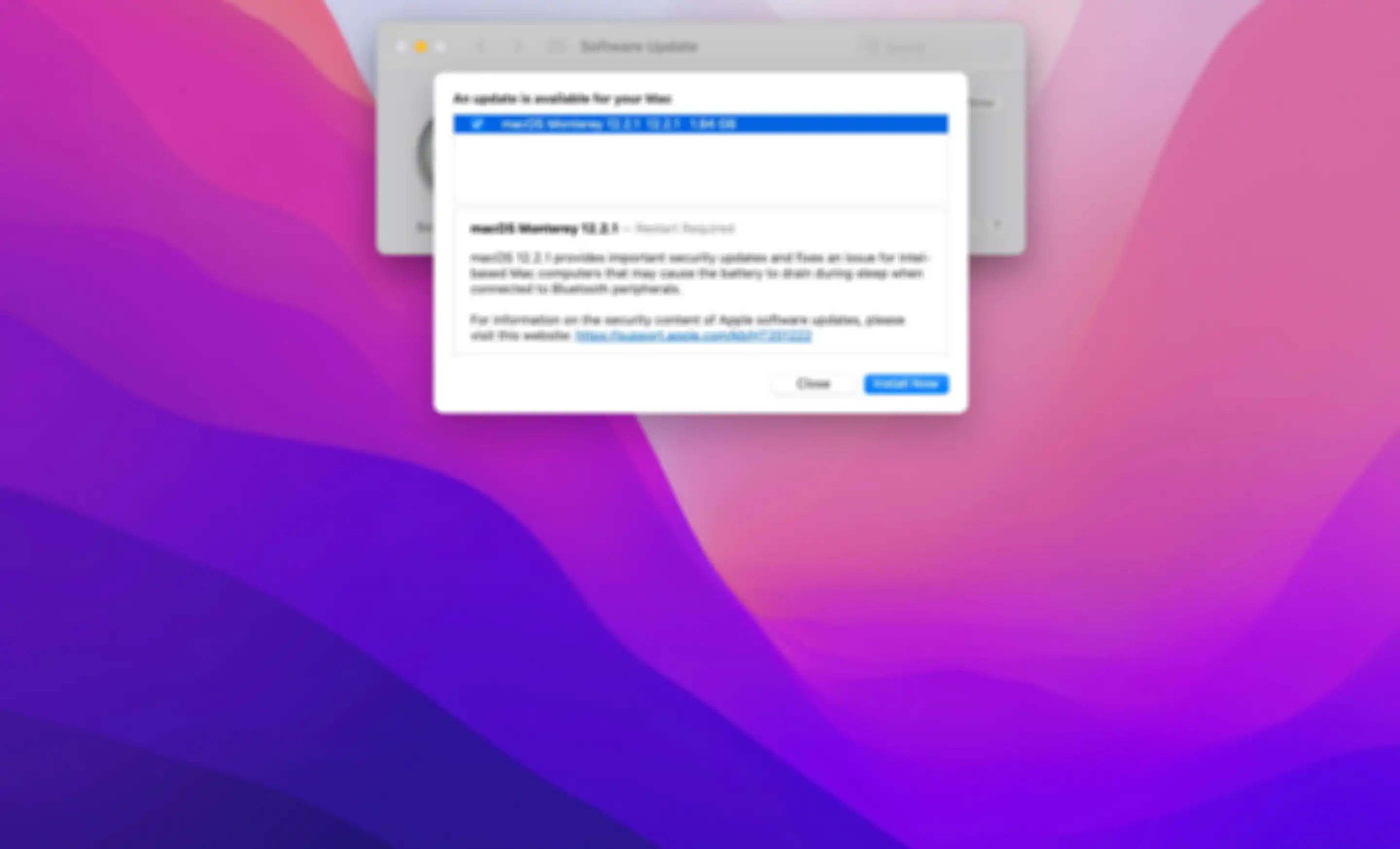 Cek ketersediaan update macOS Monterey 12.2.1 via Software Update