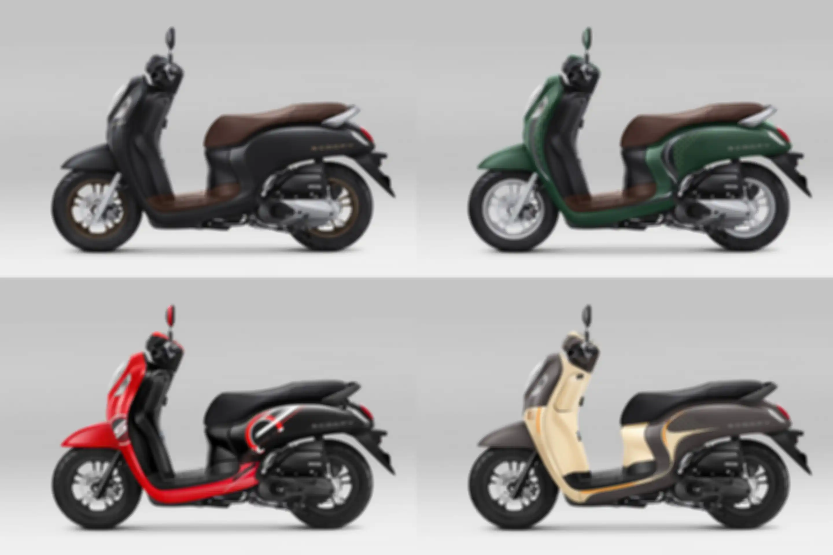 Pilihan warna baru New Honda Scoopy. 