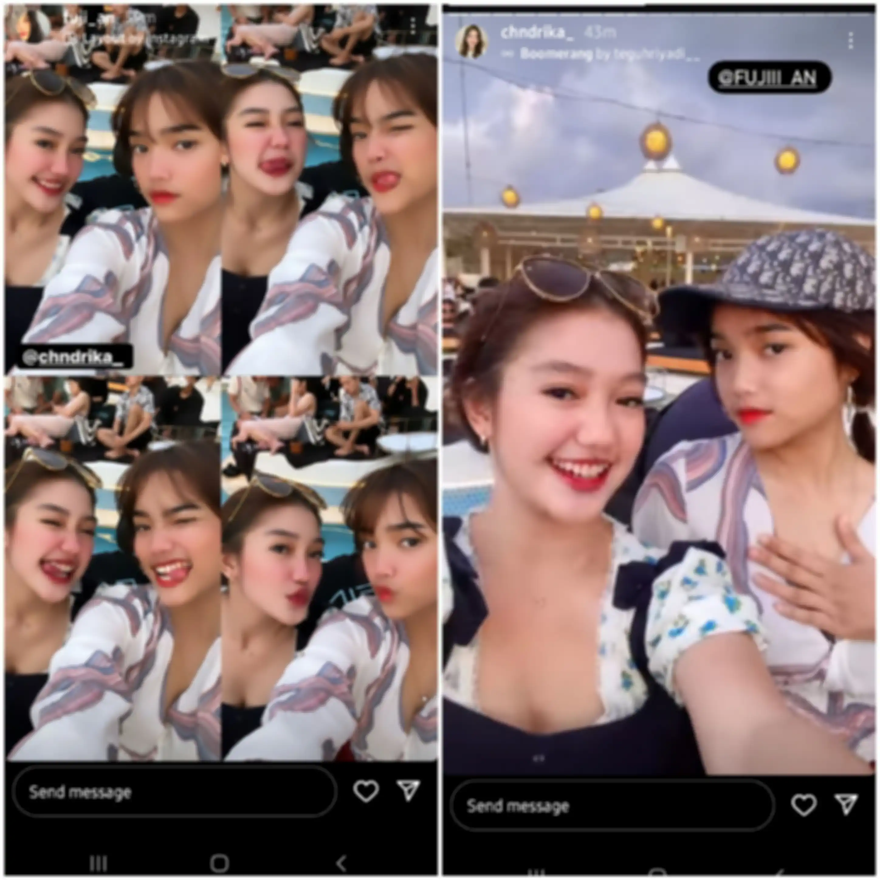 Kebersamaan Fuji dan Chika
