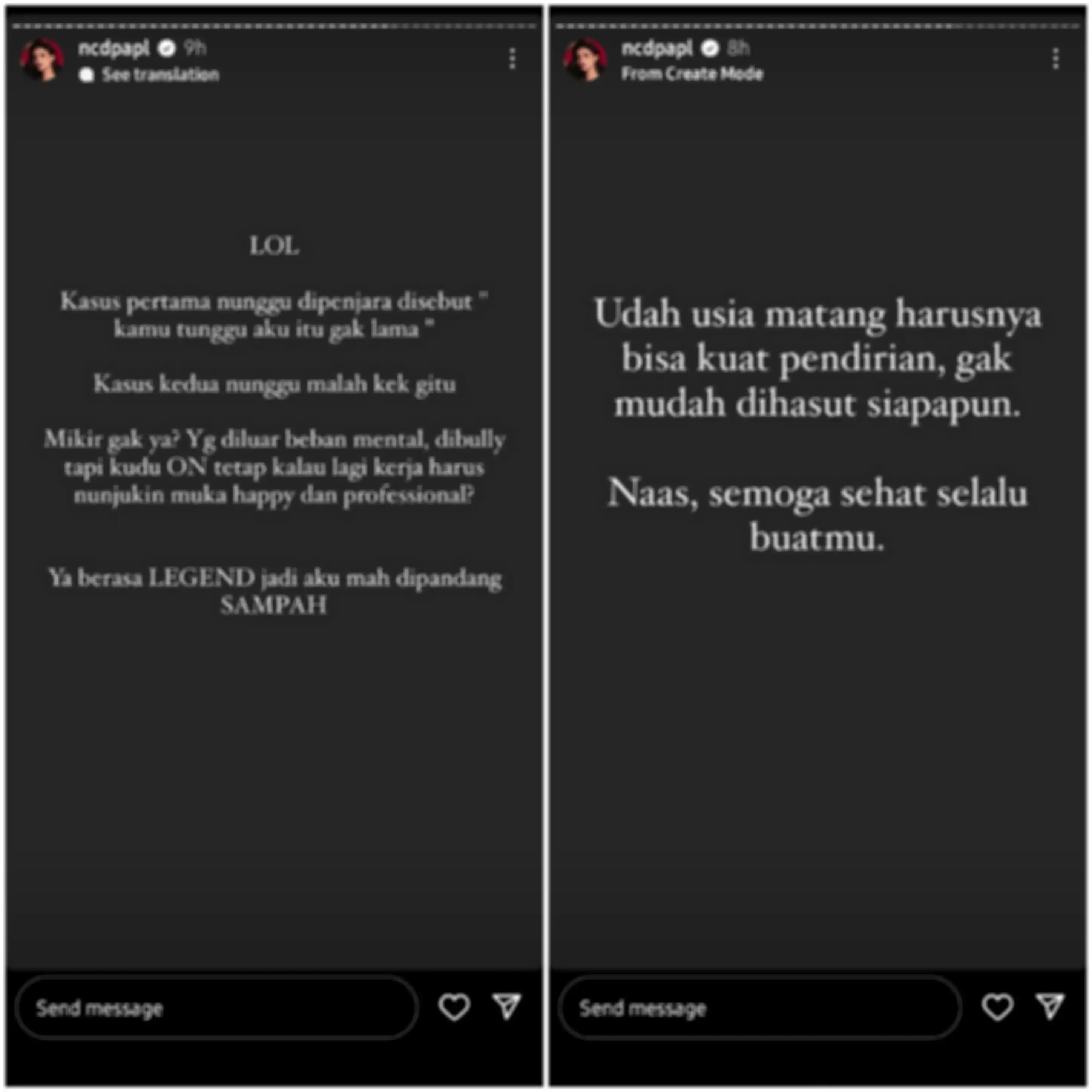 Unggahan Nora