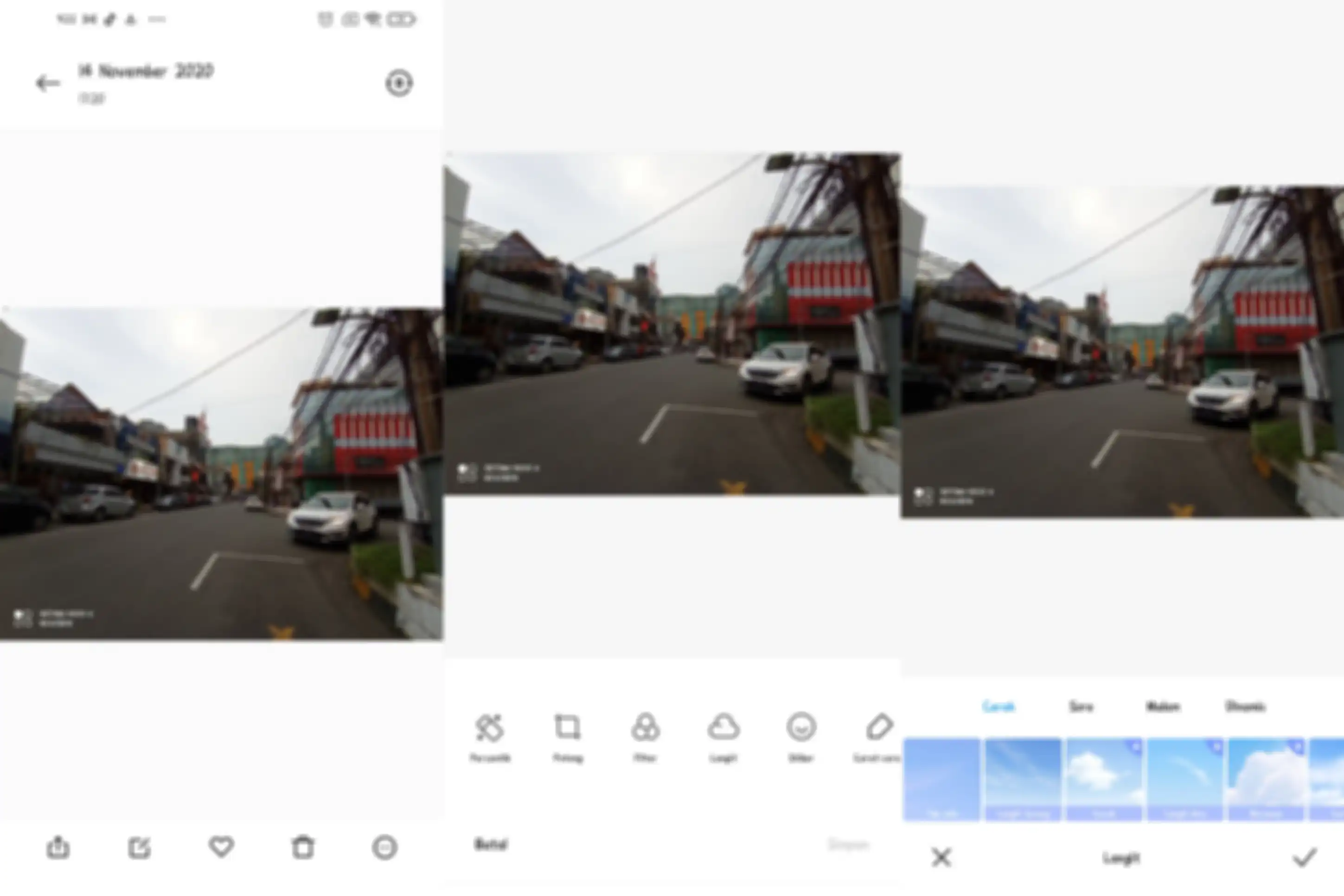 Cara mengedit AI Skyscaping di hp Xiaomi atau POCO