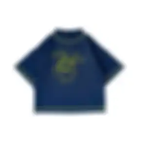 Bobo x Soleram Oversized Tee - Light Navy