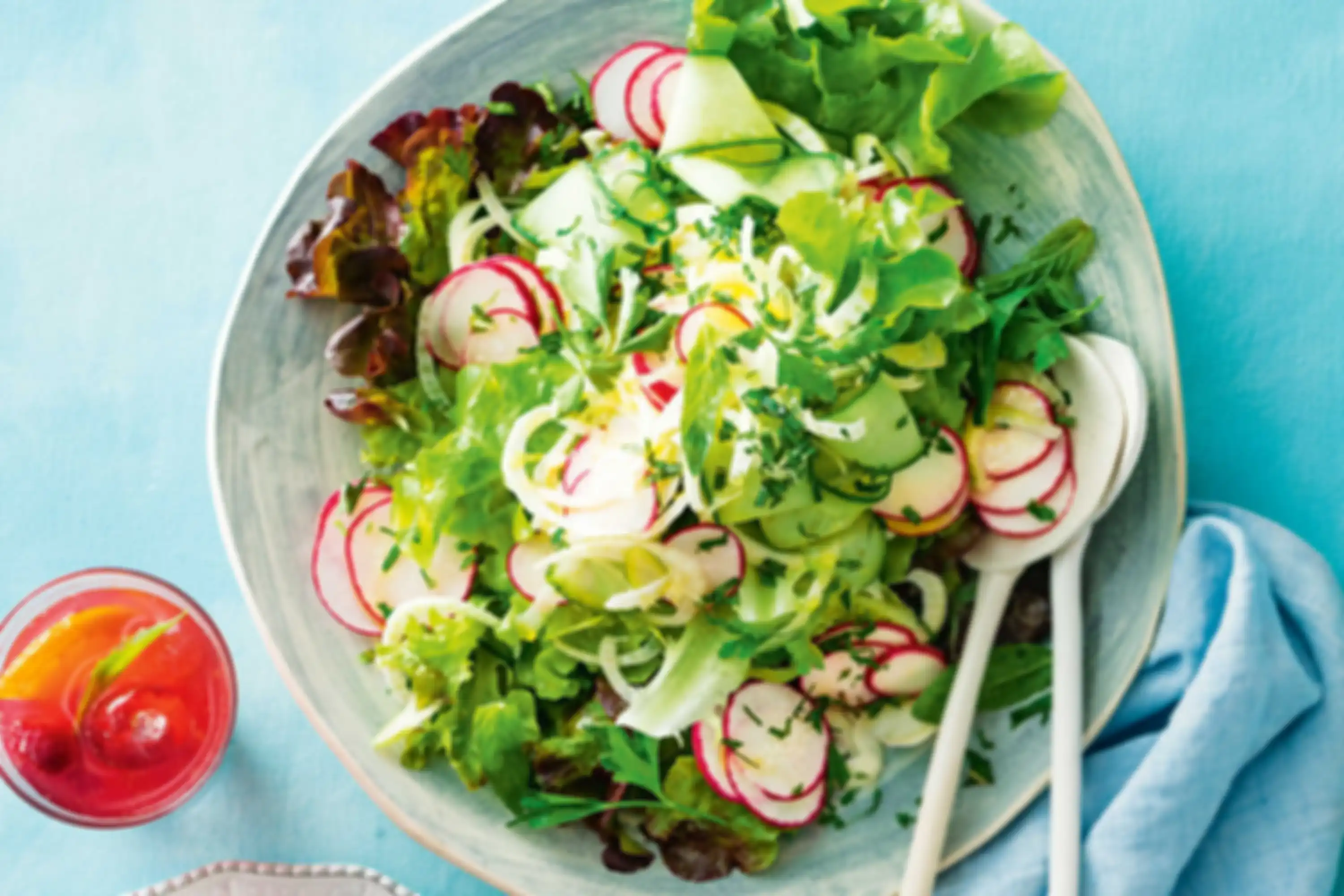Salad lobak.