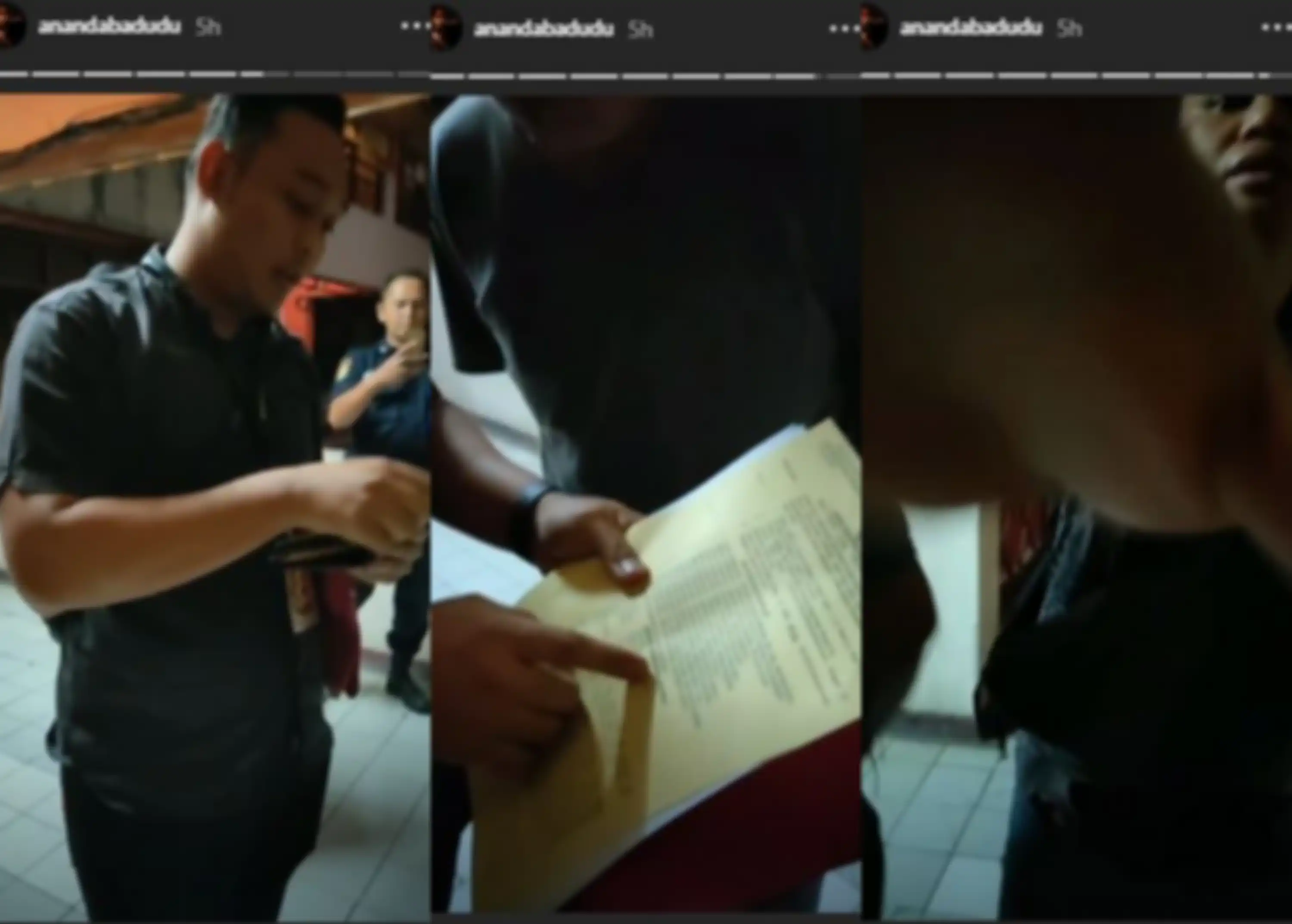 Detik-detik Ananda Badudu ditangkap polisi