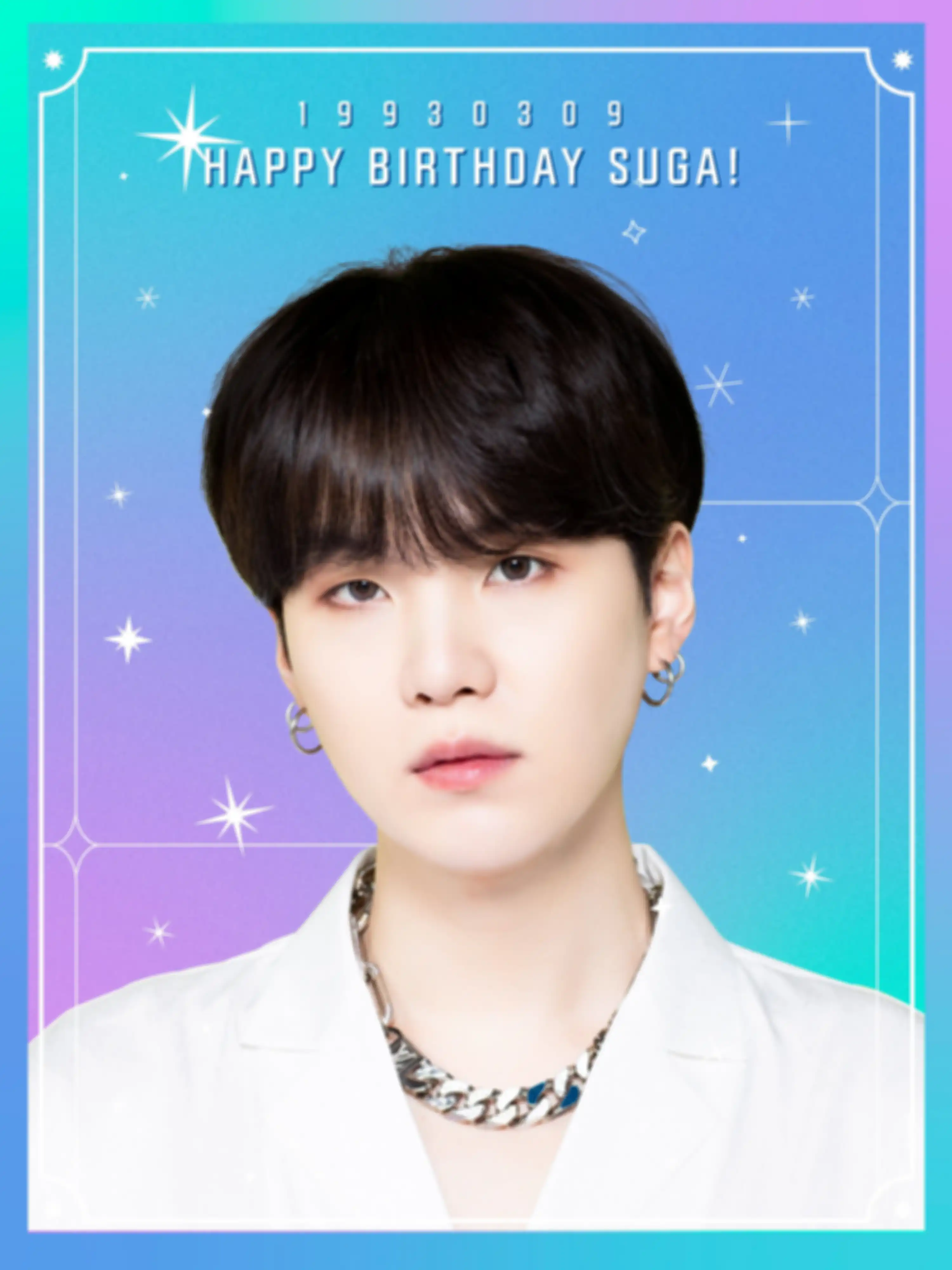 Suga BTS Birthday Poster