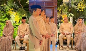 Adu Gaya Maia Estianty VS Mulan Jameela di Pengajian El Rumi, Kompak Pakai Dress Cokelat Muda!